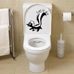 Sticker Stinkdier Let it go toilet | Rosami