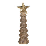 Kerstboom 10*10*36 cm Bruin | 6H1853 | Clayre & Eef Kerstboom 10*10*36 cm Bruin | 6H1853 | Clayre & Eef