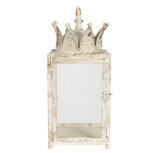 Clayre & Eef | Lantaarn Wit 18x18x43 cm | 6Y3976