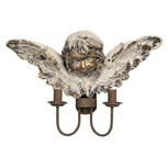 Clayre & Eef | Wandlamp Bruin 56x16x38 cm E14/max 2x25W | 6LMP684 Clayre & Eef | Wandlamp Bruin 56x16x38 cm E14/max 2x25W | 6LMP684