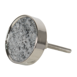 Clayre & Eef | Deurknop Grijs ø 4x2 cm / S3 cm | 64699