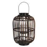 Clayre & Eef | Windlicht Bruin ø 34x50 cm | 6RO0489