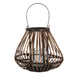 Clayre & Eef | Windlicht Bruin ø 36x30 cm | 6RO0492