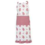 Clayre & Eef | Keukenschort Rood, Roze 70x85 cm | CUP41 Clayre & Eef | Keukenschort Rood, Roze 70x85 cm | CUP41