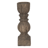 Clayre & Eef | Kandelaar Bruin ø 10*32 cm | 6PR3230L