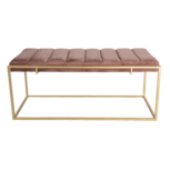Hocker 110*50*46 cm Roze | 50500P | Clayre & Eef Hocker 110*50*46 cm Roze | 50500P | Clayre & Eef