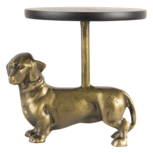 Etagère hond 20*20*22 cm | Goudkleurig | 6AL0049 | Clayre & Eef Etagère hond 20*20*22 cm | Goudkleurig | 6AL0049 | Clayre & Eef