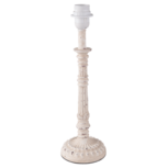 Clayre & Eef | Lampenvoet Tafellamp Wit ø 12*40 cm E27/max 1*60W | 6LMP518 Clayre & Eef | Lampenvoet Tafellamp Wit ø 12*40 cm E27/max 1*60W | 6LMP518