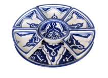 8 delig Tapas schaal Blue Fond Ø 30 cm | TS.BLF.35 | Dishes & Deco 8 delig Tapas schaal Blue Fond Ø 30 cm | TS.BLF.35 | Dishes & Deco