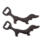 Clayre & Eef | Flesopener Hond Bruin 17x1x8 cm | 6Y4567 Clayre & Eef | Flesopener Hond Bruin 17x1x8 cm | 6Y4567