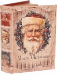 Boekenkluis decoratieboek opbergdoos 20 cm Kerstman Merry Christmas | Dutch Style Boekenkluis decoratieboek opbergdoos 20 cm Kerstman Merry Christmas | Dutch Style