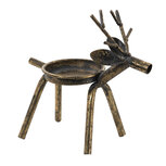 Clayre & Eef | Kandelaar Rendieren Koperkleurig 16x8x16 cm | 6Y4506 Clayre & Eef | Kandelaar Rendieren Koperkleurig 16x8x16 cm | 6Y4506
