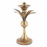 Kandelaar kaarsenhouder (palm) boom 33 cm x 18 cm goud ijzer | 11322404 | Dutch Style Kandelaar kaarsenhouder (palm) boom 33 cm x 18 cm goud ijzer | 11322404 | Dutch Style