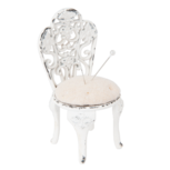 Clayre & Eef | Speldenkussen Wit 5x5x10 cm | 6Y2317