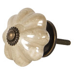 Clayre & Eef | Deurknop Groen ø 4x4 cm / S3 cm | 64477