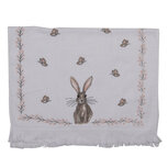 Clayre & Eef | Gastendoekje Wit, Roze, Beige 40x66 cm | CTREB1 Clayre & Eef | Gastendoekje Wit, Roze, Beige 40x66 cm | CTREB1
