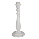 Clayre & Eef | Lampenvoet Tafellamp Wit ø 12x31 cm E27/max 1x40W | 6LMP740 Clayre & Eef | Lampenvoet Tafellamp Wit ø 12x31 cm E27/max 1x40W | 6LMP740