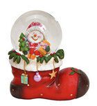 Sneeuwbol vorm laars kerstman met sneeuwpop kerstboom & cadeautjes 10 x 11 x 7 cm | 10027884-3 | Winter & Kerstdecoratie | G.Wurm Sneeuwbol vorm laars kerstman met sneeuwpop kerstboom & cadeautjes 10 x 11 x 7 cm | 10027884-3 | Winter & Kerstdecoratie | G.Wurm