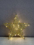 Decoratie ster met led verlichting goud 30 x 30 cm kerstversiering | 720284 | Goldbach Decoratie ster met led verlichting goud 30 x 30 cm kerstversiering | 720284 | Goldbach