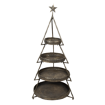 Clayre & Eef | Etagère Kerstboom Koperkleurig ø 47x102 cm | 5Y0922 Clayre & Eef | Etagère Kerstboom Koperkleurig ø 47x102 cm | 5Y0922
