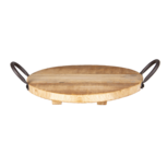 Clayre & Eef | Dienblad Bruin ø 26x2 cm | 6H2046 Clayre & Eef | Dienblad Bruin ø 26x2 cm | 6H2046