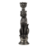Clayre & Eef | Kandelaar Tijger Zilverkleurig 8x7x25 cm | 6PR4767 Clayre & Eef | Kandelaar Tijger Zilverkleurig 8x7x25 cm | 6PR4767