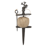 Clayre & Eef | Touwhouder Bruin 12x9x32 cm | 6Y4616 Clayre & Eef | Touwhouder Bruin 12x9x32 cm | 6Y4616