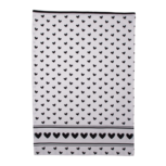 Clayre & Eef | Theedoek Wit, Zwart 50x70 cm | LBS42 Clayre & Eef | Theedoek Wit, Zwart 50x70 cm | LBS42