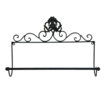 Clayre & Eef | Keukenrolhouder Zwart 44x10x29 cm | 6Y4676 Clayre & Eef | Keukenrolhouder Zwart 44x10x29 cm | 6Y4676