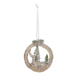 Decoratie hanger hert 7*2*8 cm | Bruin | 6PR2766 | Clayre & Eef Decoratie hanger hert 7*2*8 cm | Bruin | 6PR2766 | Clayre & Eef