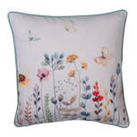 Clayre & Eef | Kussenhoes Wit, Groen 40x40 cm | FOB21 Clayre & Eef | Kussenhoes Wit, Groen 40x40 cm | FOB21