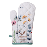 Clayre & Eef | Ovenwant Wit, Groen 18x30 cm | FOB44 Clayre & Eef | Ovenwant Wit, Groen 18x30 cm | FOB44