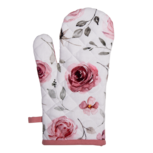 Clayre & Eef | Ovenwant Wit, Roze 18x30 cm | RUR44 Clayre & Eef | Ovenwant Wit, Roze 18x30 cm | RUR44