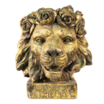 Clayre & Eef | Decoratie Beeld Leeuw Goudkleurig 36x40x43 cm | 6PR2938GO Clayre & Eef | Decoratie Beeld Leeuw Goudkleurig 36x40x43 cm | 6PR2938GO