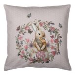 Clayre & Eef | Kussenhoes Beige, Roze 40x40 cm | HBU21 Clayre & Eef | Kussenhoes Beige, Roze 40x40 cm | HBU21