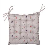 Clayre & Eef | Stoelkussen Foam Roze, Beige 40x40x4 cm | HBU29 Clayre & Eef | Stoelkussen Foam Roze, Beige 40x40x4 cm | HBU29