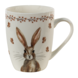 Clayre & Eef | Mok Beige Bruin 12x8x10 cm / 350 ml | REBMU