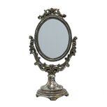 Clayre & Eef | Staande Spiegel Bruin, Zilverkleurig 16x11x29 cm | 62S243 Clayre & Eef | Staande Spiegel Bruin, Zilverkleurig 16x11x29 cm | 62S243