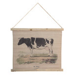 Clayre & Eef | Wandkleed Beige Zwart 64x2x53 cm | 5WK0051 Clayre & Eef | Wandkleed Beige Zwart 64x2x53 cm | 5WK0051