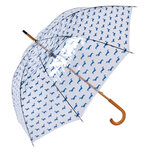 Clayre & Eef | Paraplu Volwassenen Blauw 60 cm | JZUM0056BL Clayre & Eef | Paraplu Volwassenen Blauw 60 cm | JZUM0056BL