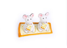 Peper & Zoutstel muis kaas bordje 12 x 8 cm geel oranje wit | PZKMUIS | Piccobella Peper & Zoutstel muis kaas bordje 12 x 8 cm geel oranje wit | PZKMUIS | Piccobella