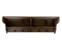 Wandkapstok hout 100 cm 5 x 2 haken + 2 opbergvakken garderobe| 65560 | Home Sweet Home | Landelijke Woonstijl Wandkapstok hout 100 cm 5 x 2 haken + 2 opbergvakken garderobe| 65560 | Home Sweet Home | Landelijke Woonstijl