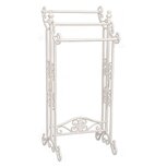 Clayre & Eef | Handdoekhouder Wit 40x37x91 cm | 4Y0224W Clayre & Eef | Handdoekhouder Wit 40x37x91 cm | 4Y0224W