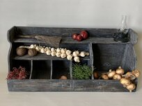 Gruttersbak stoer robuust geleefd hout 5 vakken Grijs/Bruin 90 x 40 cm keuken groot | 65576 | Home Sweet Home | Landelijke Woonstijl Gruttersbak stoer robuust geleefd hout 5 vakken Grijs/Bruin 90 x 40 cm keuken groot | 65576 | Home Sweet Home | Landelijke Woonstijl