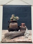 Wandkaart nostalgie op stof potten shabby doekje 70 x 80 cm met ophangtouw Wanddoek wandkleed | 65583 | Home Sweet Home Wandkaart nostalgie op stof potten shabby doekje 70 x 80 cm met ophangtouw Wanddoek wandkleed | 65583 | Home Sweet Home