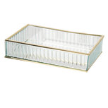 Clayre & Eef | Glazen Sieradendoos Transparant 24x14x5 cm | C6GL0025 Clayre & Eef | Glazen Sieradendoos Transparant 24x14x5 cm | C6GL0025
