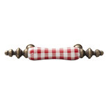 Clayre & Eef | Handgreep Rood 12x3x2 cm | 62275