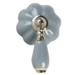 Clayre & Eef | Deurknop Grijs 4x8x6 cm / S3 cm | 64778