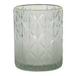 Clayre & Eef | Glazen Theelichthouder Groen ø 10x12 cm | 6GL2918L Clayre & Eef | Glazen Theelichthouder Groen ø 10x12 cm | 6GL2918L
