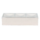 Clayre & Eef | Houten kistje Wit 33x12x7 cm | 6H1987W